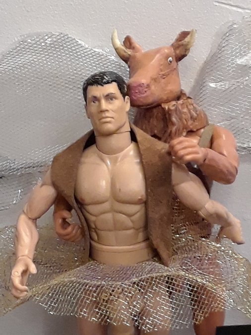 Joe doll w/Minotaur