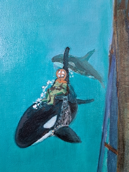 Orca Play (detail)